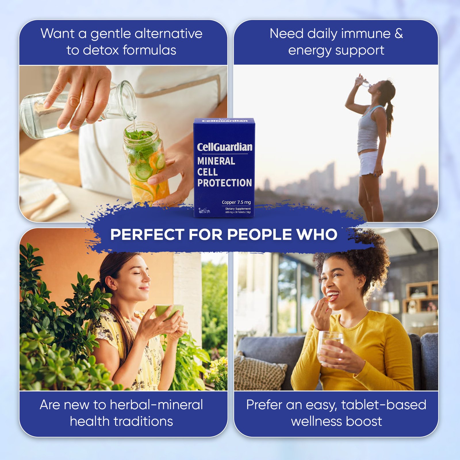 Insan Cell Guardian Bamboo Supplement – Mild version of Miracle Capsule with Bamboo Salt, Garlic & Fermented Rice Tablets for Everyday Wellness | 30 Tablets (18g) - Image 7