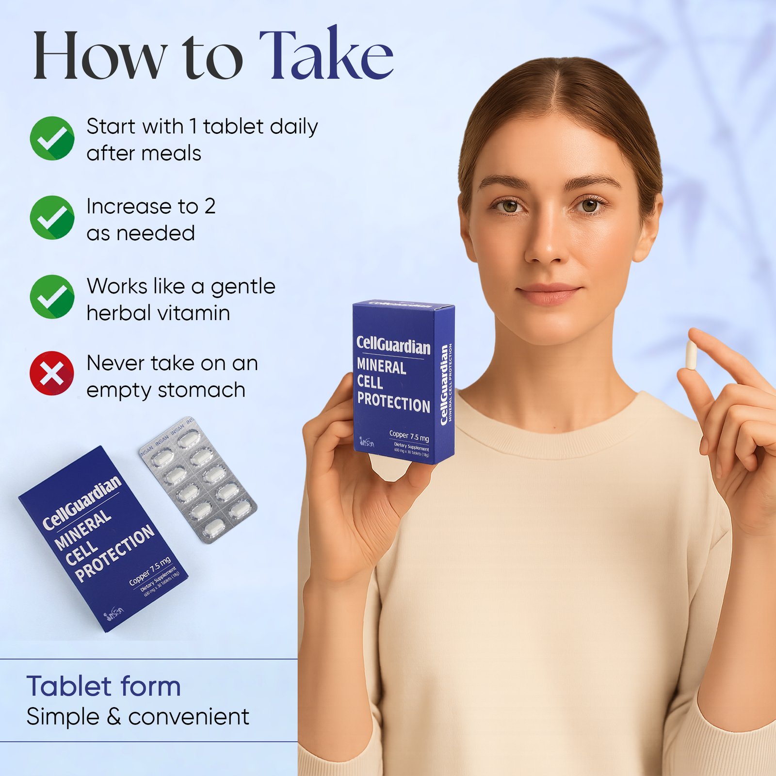 Insan Cell Guardian Bamboo Supplement – Mild version of Miracle Capsule with Bamboo Salt, Garlic & Fermented Rice Tablets for Everyday Wellness | 30 Tablets (18g) - Image 8